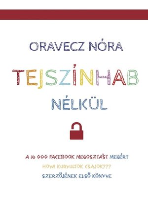 cover image of Tejszínhab nélkül
